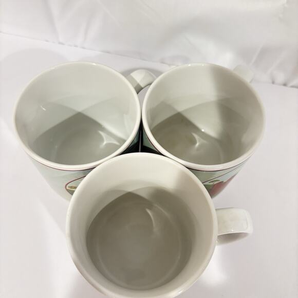 Vintage Warren Kimble Brandon House Country Life Sakura Coffee Mugs Set Of 3 - Picture 7 of 7